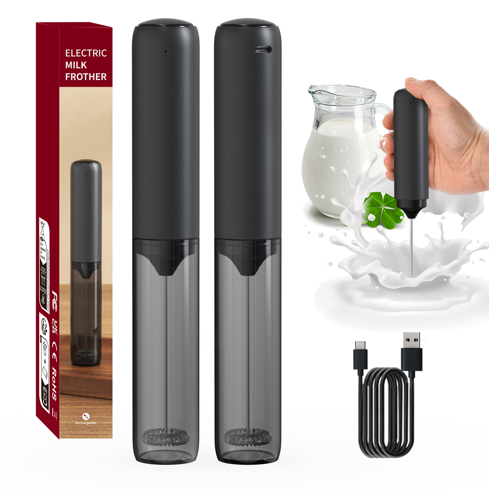 Pocket Coffee Maker - キッチン強力攪拌機ミルク泡立て器ハンドヘルドフォームメーカーラテ用泡立て器ドリンクミキサーコーヒー電動充電式卵ビーター