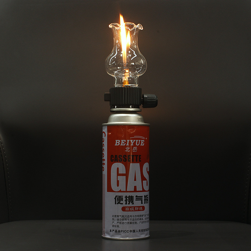 Camping Cooking Fuel - カードストーブ ガスシリンダー ヘッドライト クリエイティブガスランプヘッド アウトドアキャンプセット 新製品