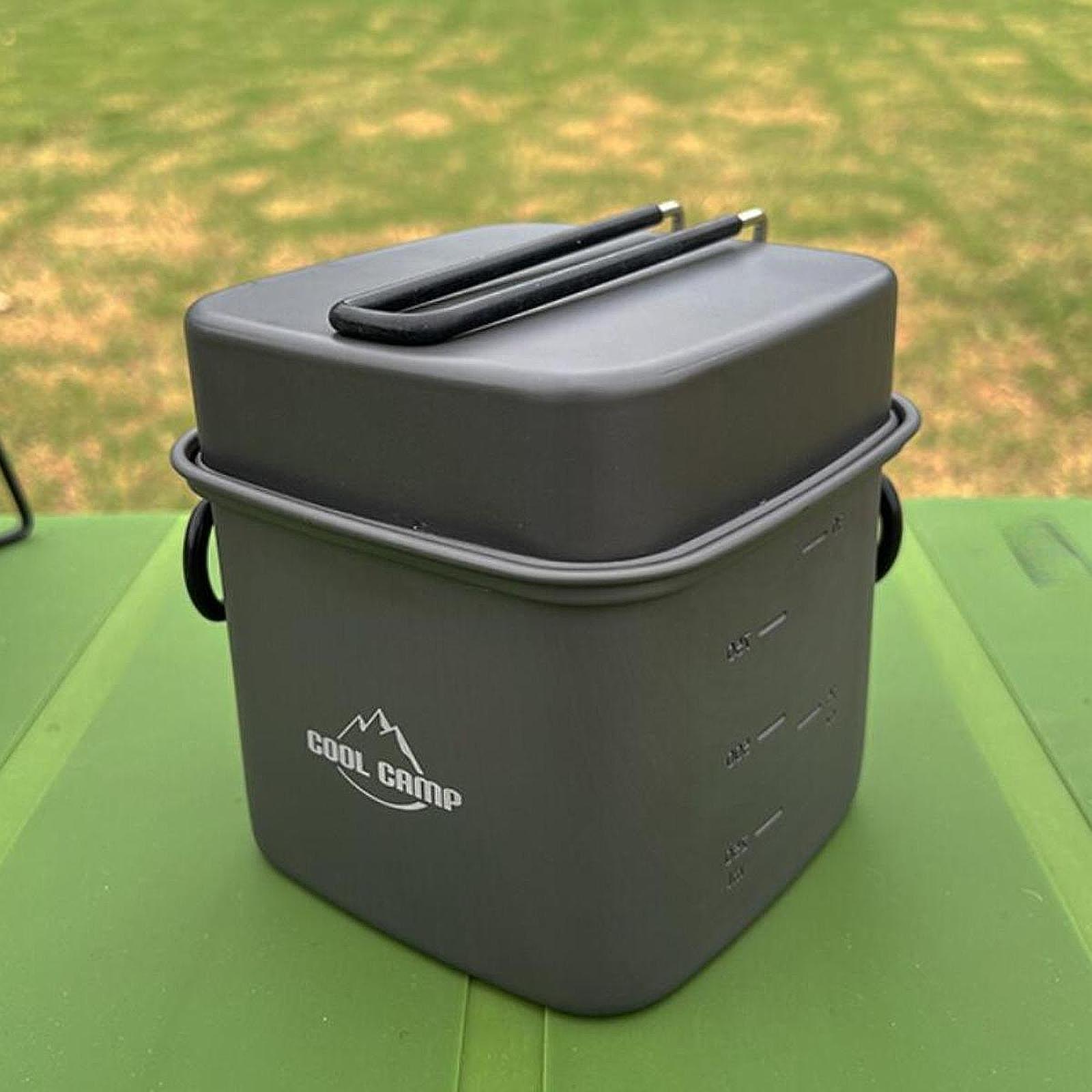 Camping Cooking Set - キャンプ用調理器具セット フライパン 旅行用 軽量 キャンプ ハイキング