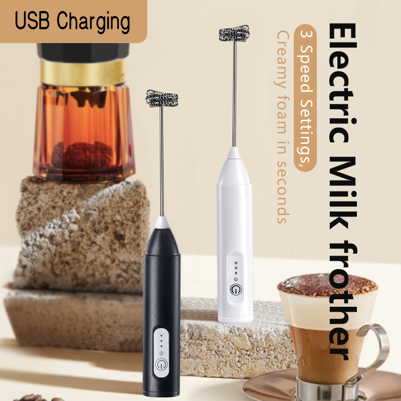ワイヤレスミルク泡立て器電気充電ハンドヘルドブレンダー電気小 - Pocket Coffee Maker のレビューと価格