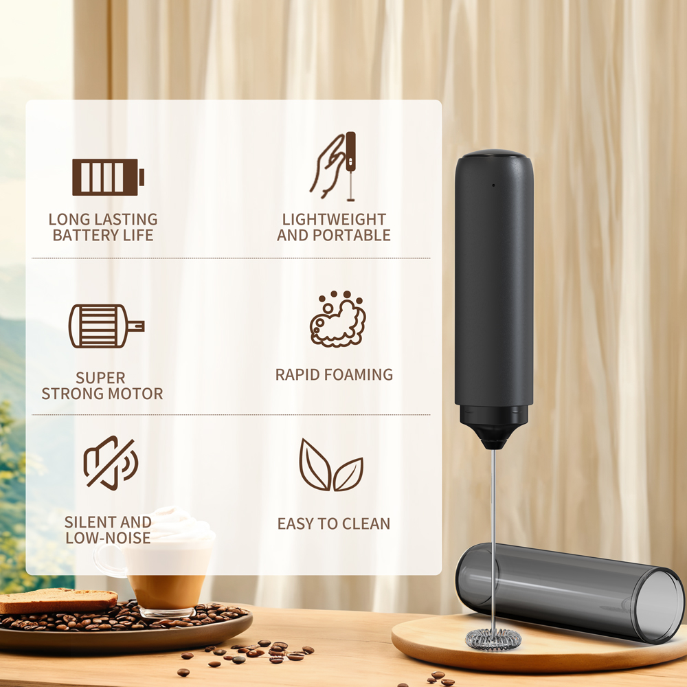 キッチン強力攪拌機ミルク泡立て器ハンドヘルドフォームメーカー - Pocket Coffee Maker のレビューと価格