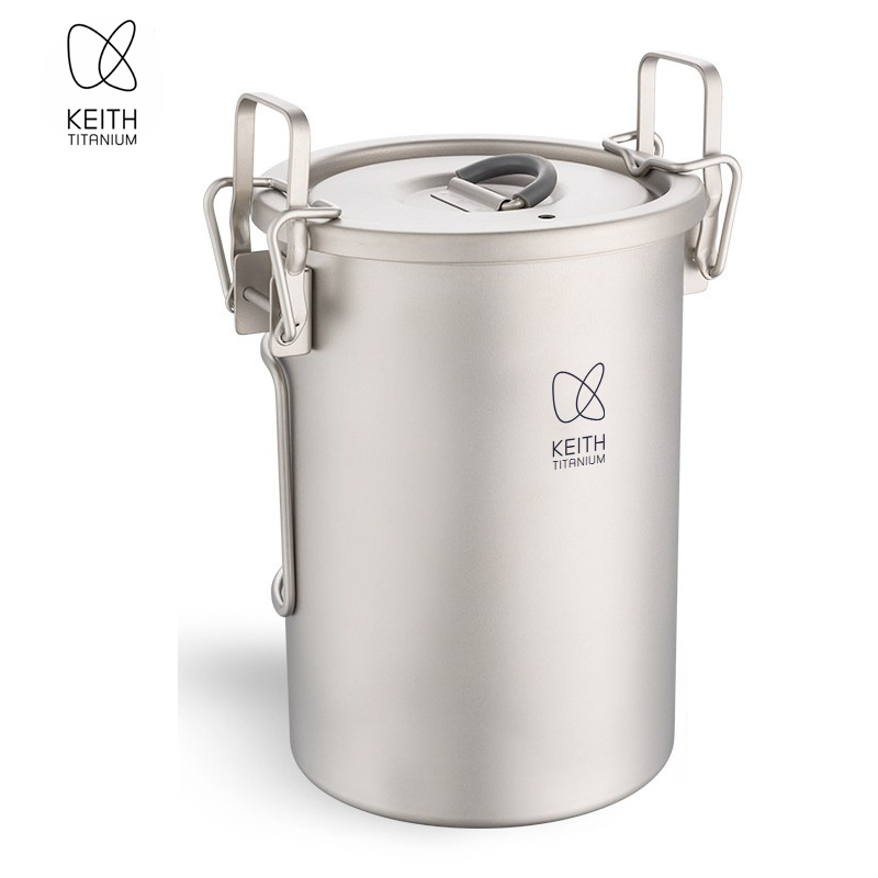 KEITH 純チタン製 炊飯クッカー 900ml 超軽量 折 - Camping Cooking Set のレビューと価格