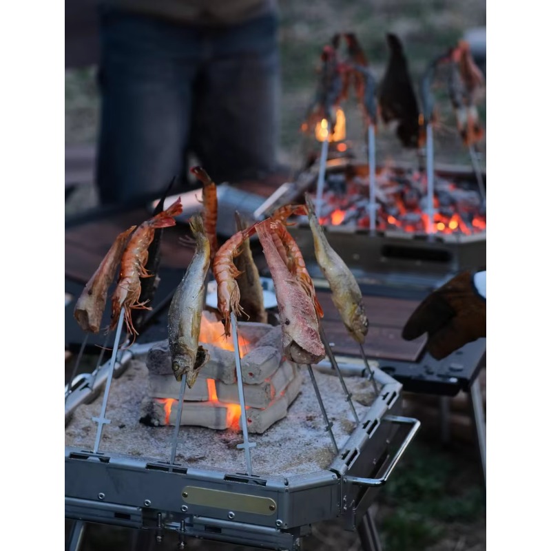高品質ポータブルステンレス鋼製薪ストーブ焚き火台 アウトドア - Camping Cooking Equipment Electric のレビューと価格
