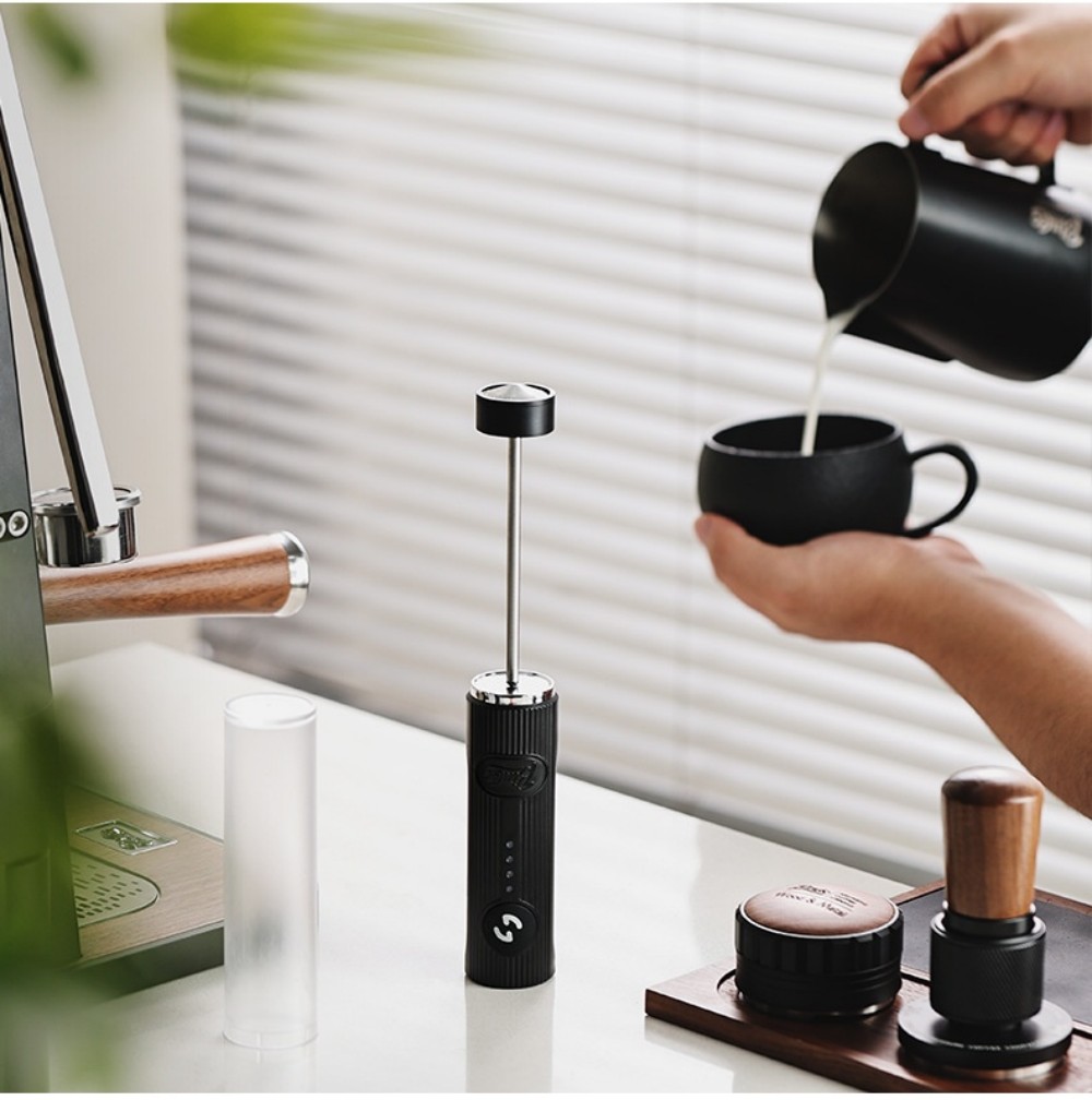ワイヤレス電動ミニミルクフォーマー、コーヒーホイッパー、ポー - Pocket Coffee Maker のレビューと価格