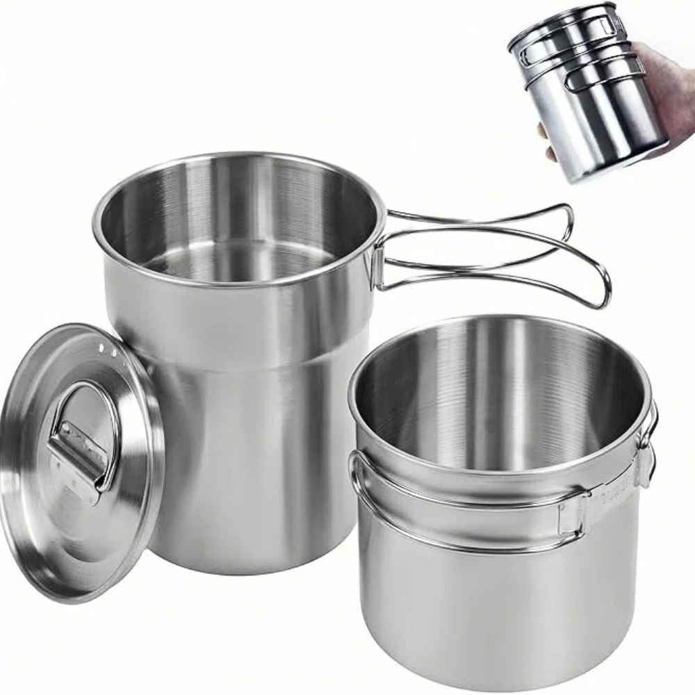折りたたみ式キャンプカップマグカップキャンプポット調理器具3 - Camping Cooking Meat のレビューと価格