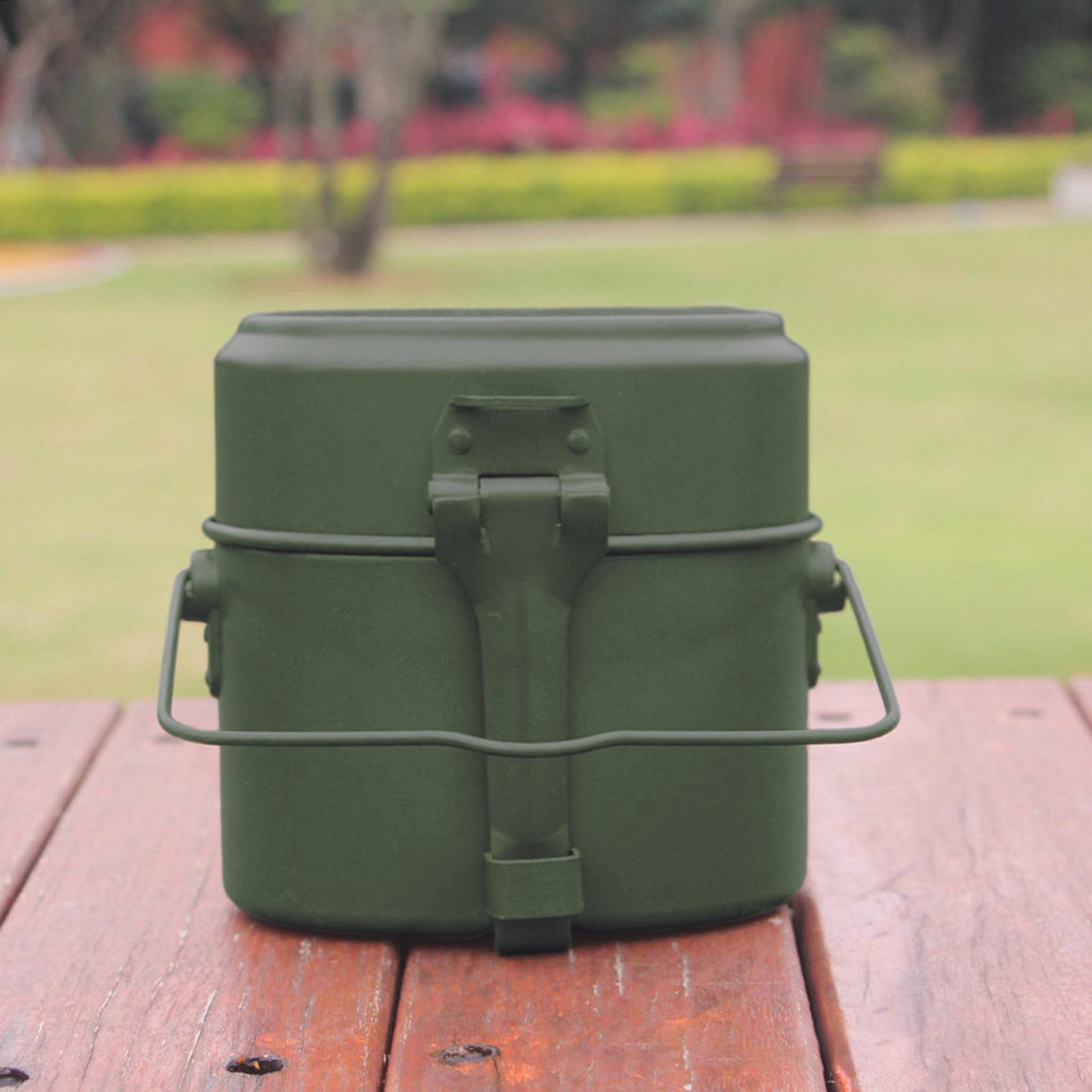 3個/セット ランチボックス アルミ製鍋とフライパンセット  - Camping Cooking Box Set のレビューと価格