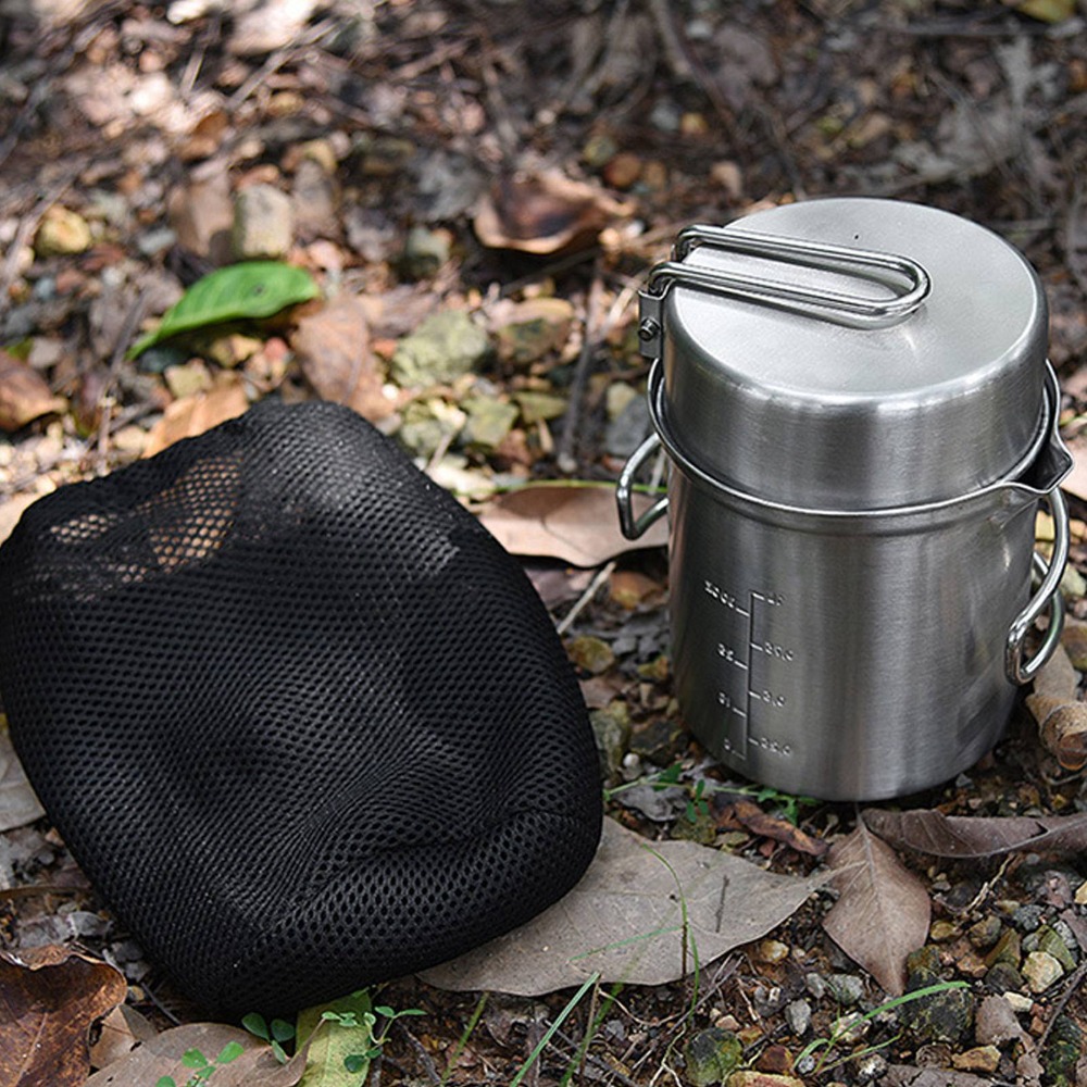 耐久性のあるステンレス鋼キャンプ調理器具セットノンスリップサ - Camping Cooking Set のレビューと価格
