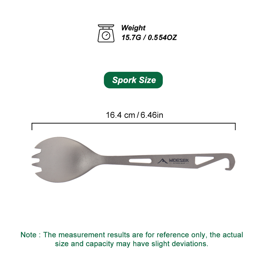 ワイドシーキャンプ用クッキングセット スポーク チタンスプー - Camping Cooking And Cutlery Set のレビューと価格