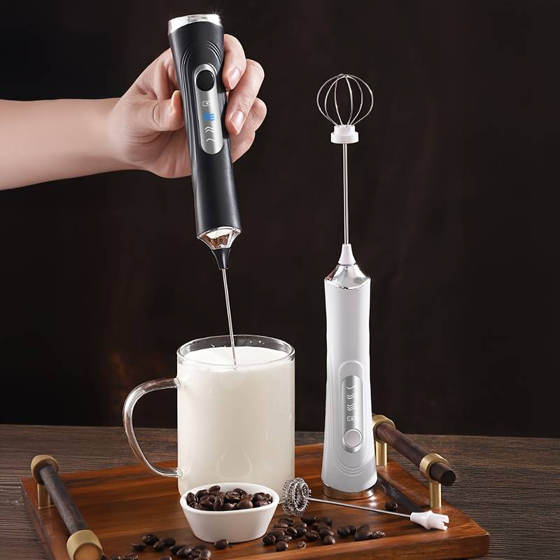 電動ミルク泡立て器 + エッグビーター ワイヤレス Type - Pocket Coffee Maker のレビューと価格