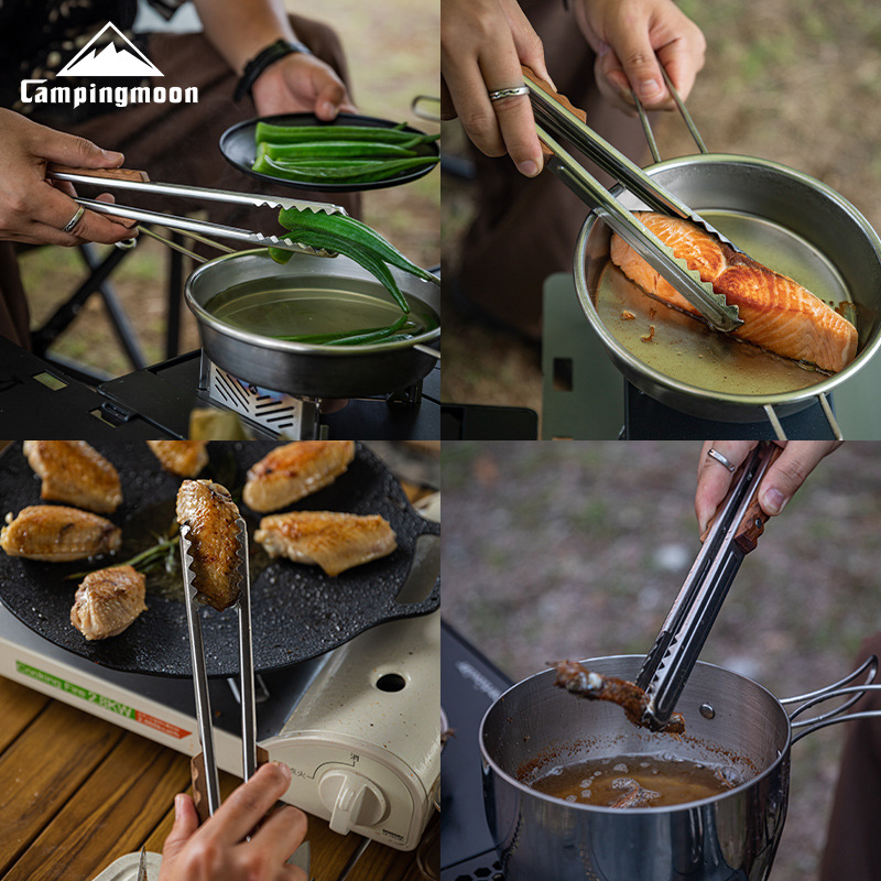 アウトドアキャンプキッチン用品調理器具サービングトングバーベ - Camping Outdoor Cooking Set のレビューと価格