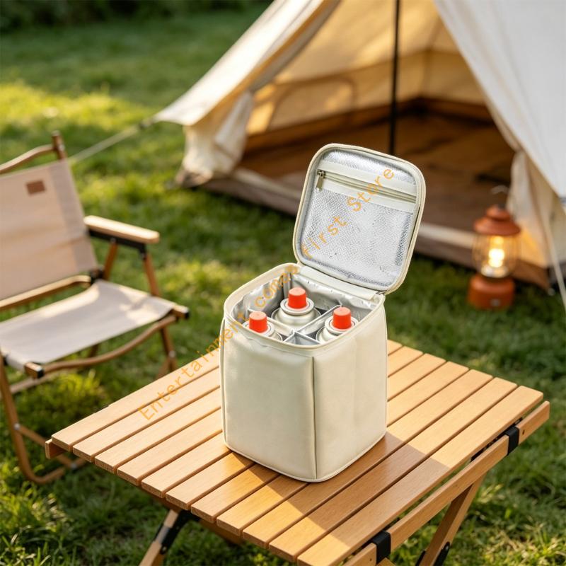 キャンプギア用 キャリーハンドル付きガスボンベ収納ケース 5 - Camping Cooking Canister のレビューと価格