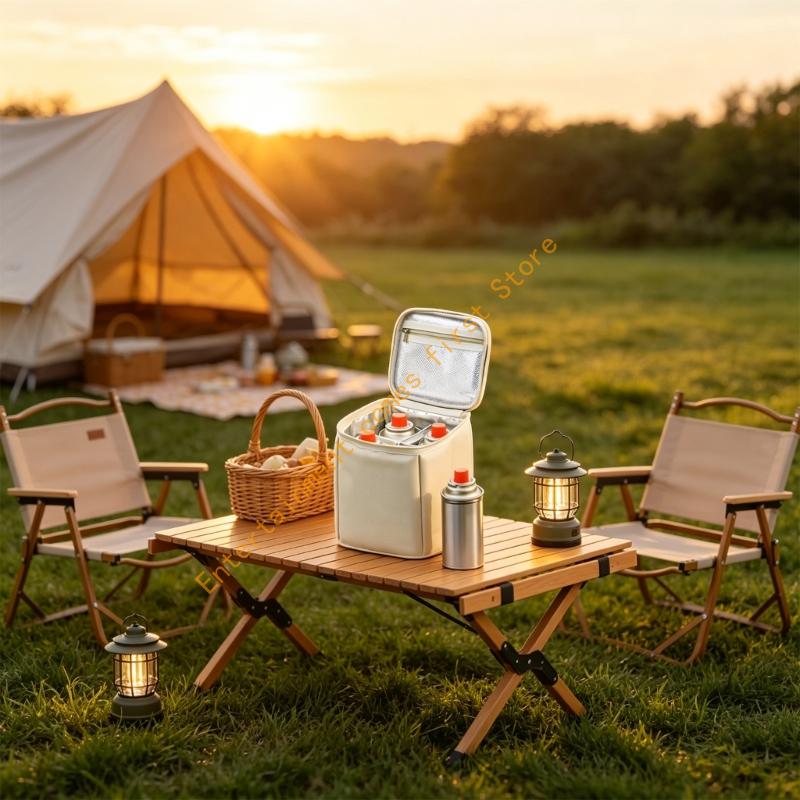 キャンプギア用 キャリーハンドル付きガスボンベ収納ケース 5 - Camping Cooking Canister のレビューと価格