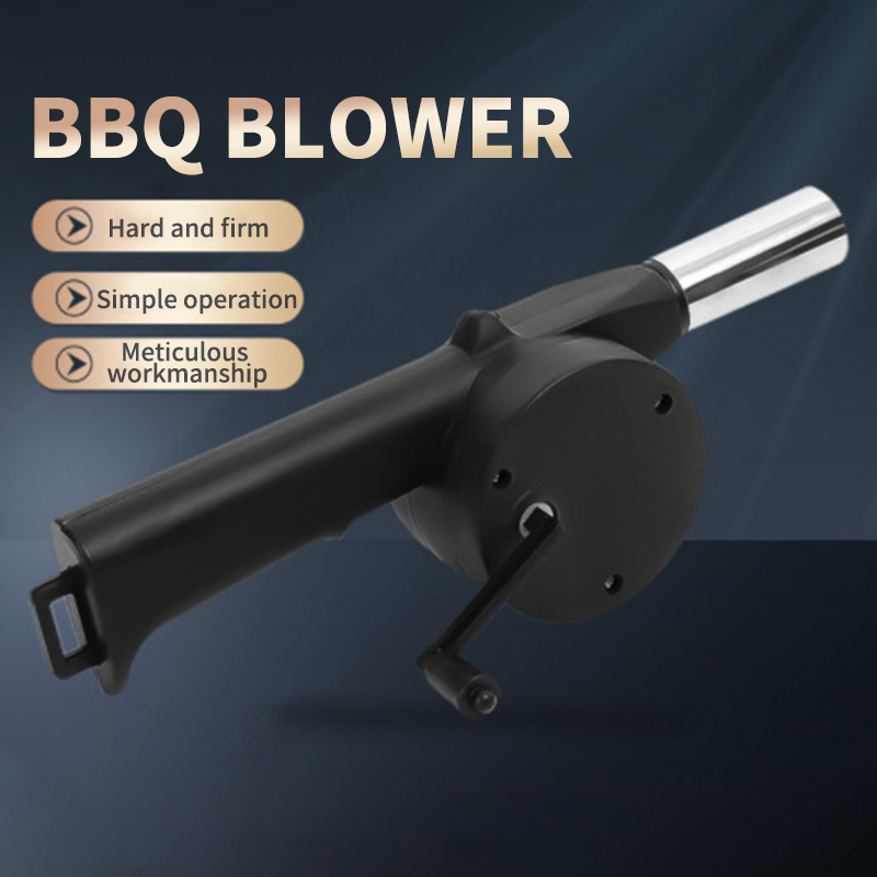 BBQファン送風機、速燃スターター、ポータブル手動クランク、 - Campfire Cooking のレビューと価格