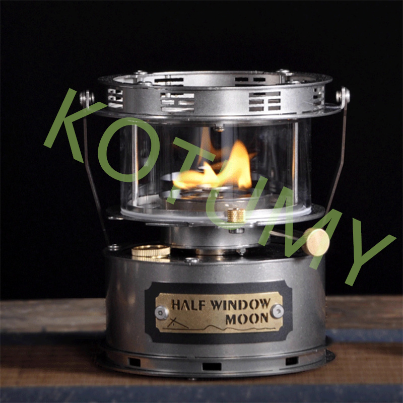 茶炊きランプ屋外キャンプ用防風暖房器具ストーブ半窓観察ストー - Camping Cooking Equipment Electric のレビューと価格