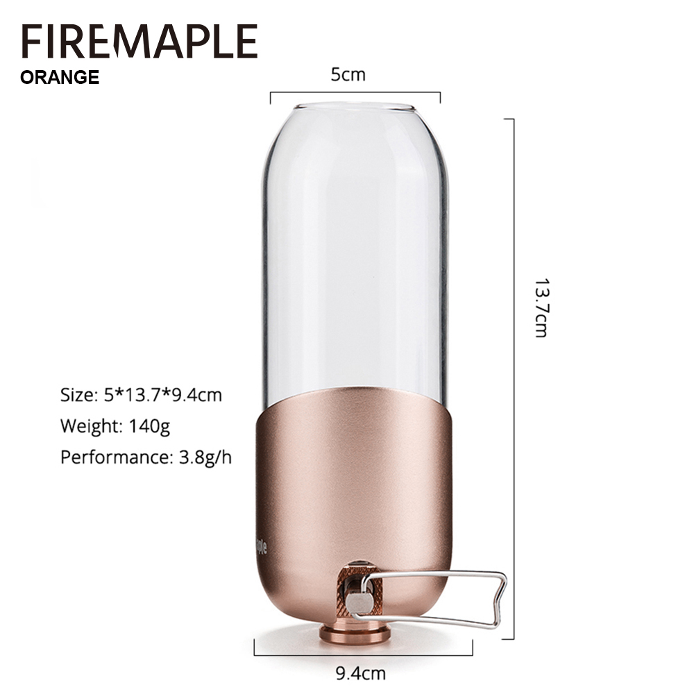 Fire mapleオレンジガスランタン、キャンプ、ハイキン - Campfire Cooking のレビューと価格