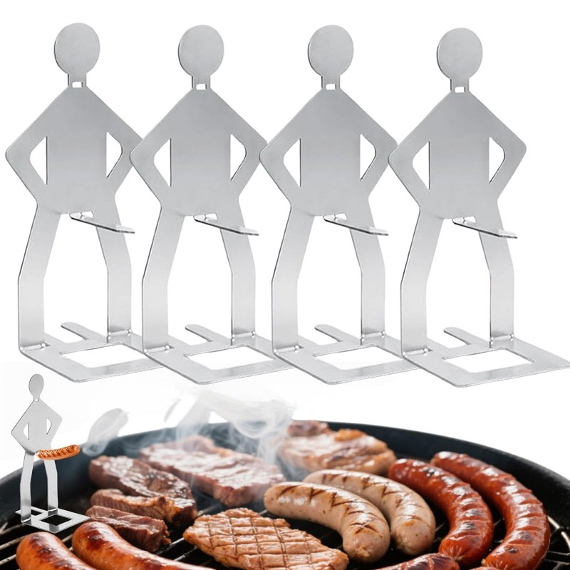 キャンプ用品 304ステンレス鋼製BBQストロングマンソーセ - Camping Cooking Fuel のレビューと価格