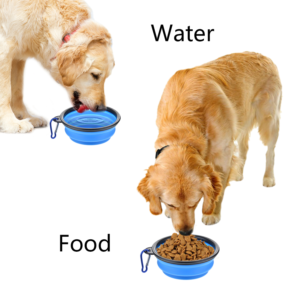折りたたみ式ペット用シリコン製犬用フード・水飲みボウル、屋外 - Camping Cooking Tray のレビューと価格