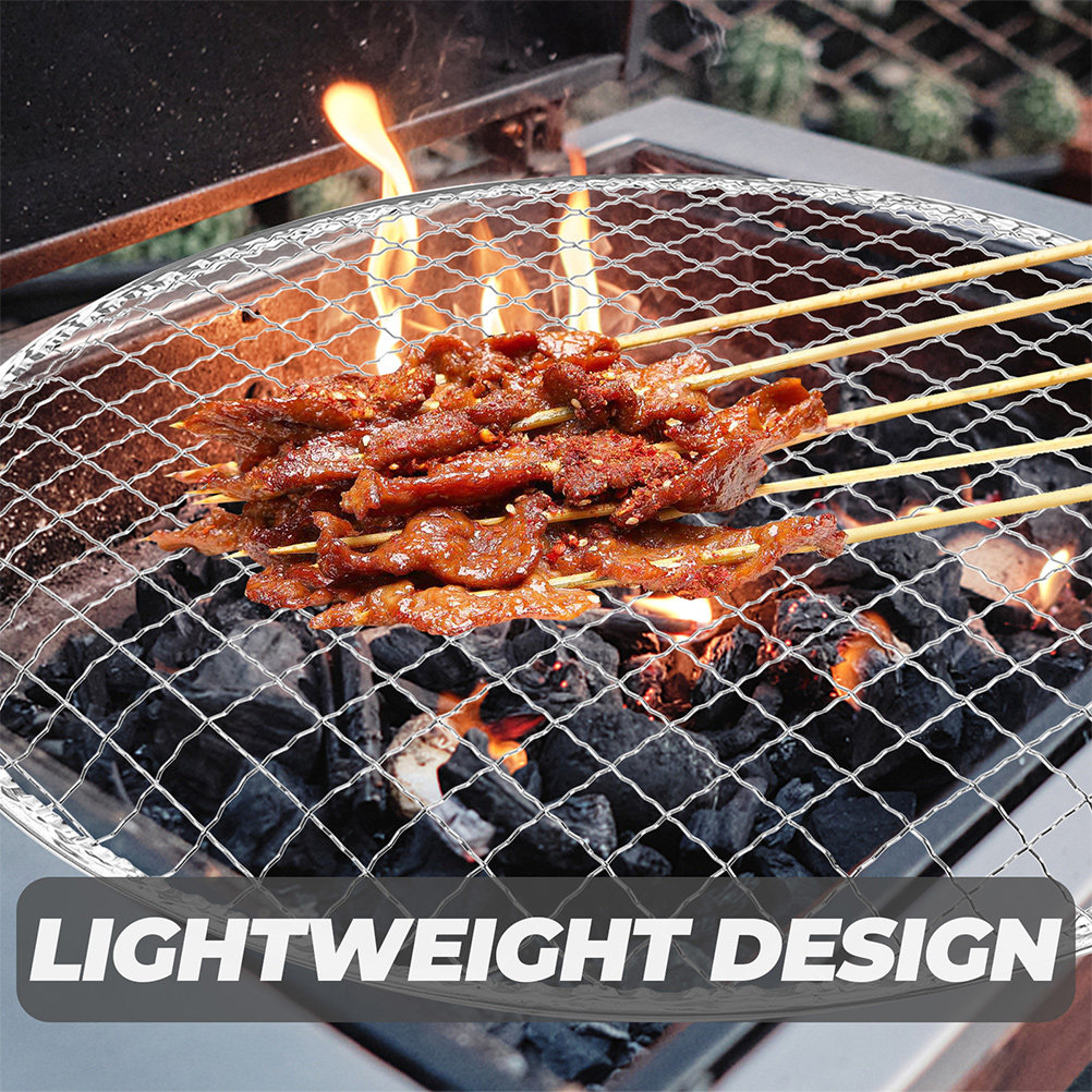 10個入りBBQグリルメッシュファイヤーピットクッキンググリ - Campfire Cooking のレビューと価格