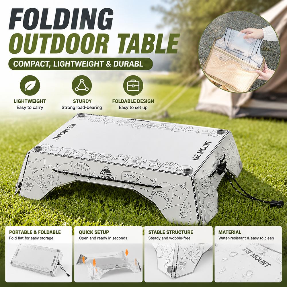 ポータブルマルチ折りたたみキャンプテーブル PP 軽量ピクニ - Camping Cooking Tray のレビューと価格