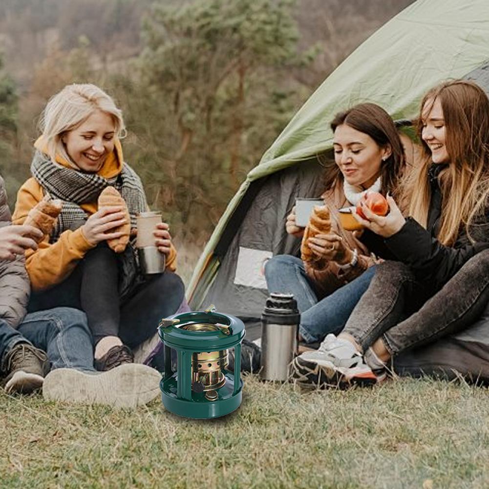 屋外用8芯オイルヒーターストーブ、防風バーナー、ミニキャンプ - Camping Cooking Oil のレビューと価格