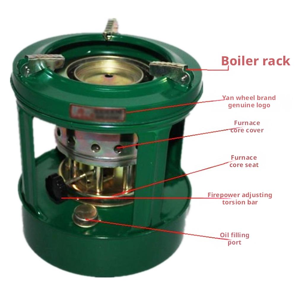 屋外用8芯オイルヒーターストーブ、防風バーナー、ミニキャンプ - Camping Cooking Oil のレビューと価格