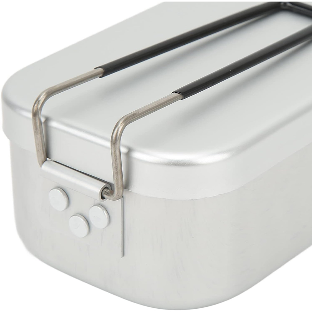 800 ミリリットルアルミ弁当箱屋外キャンプ調理器具食器折り - Camping Cooking Meat のレビューと価格