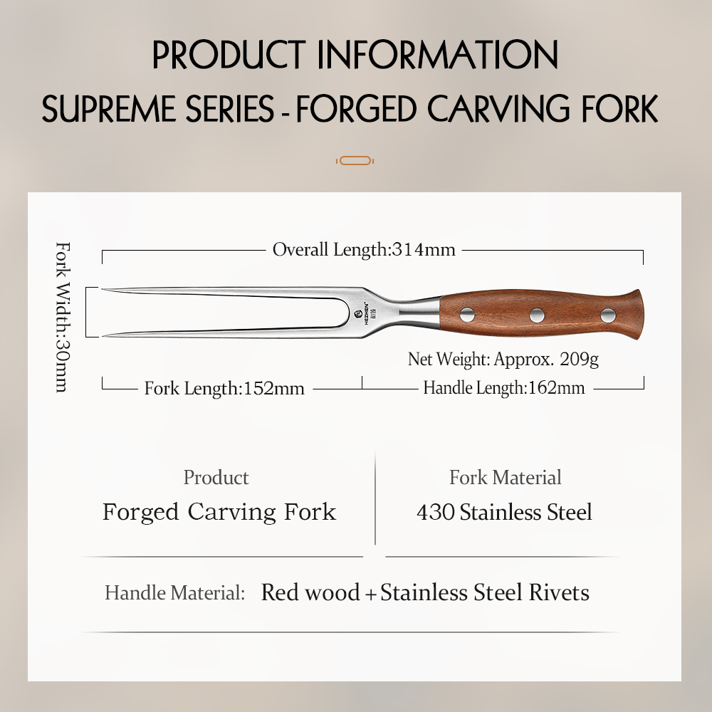 HEZHEN バーベキューフォーク ドイツ製ステンレス鋼 1 - Camping Cooking Meat のレビューと価格