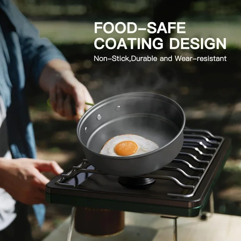 キャンプ用調理器具セット、アウトドアキッチン用品セット、アル - Camping Cooking And Cutlery Set のレビューと価格