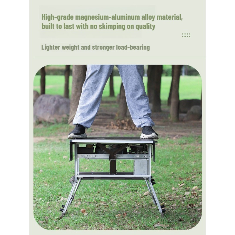 アウトドアモバイルキッチン ポータブル 自走式ツアーキャンプ - Camping Cooking Equipment Electric のレビューと価格
