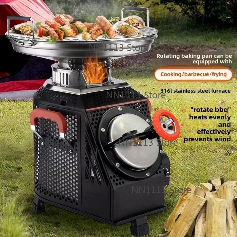 大型自動運転キャンプストーブ多機能ピクニック薪無煙ポータブル - Camping Cooking Equipment Electric のレビューと価格