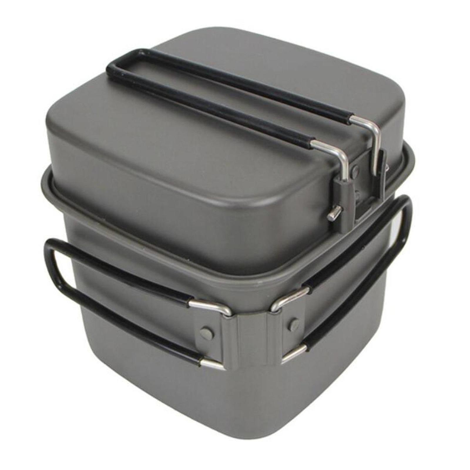 キャンプ用調理器具セット フライパン 旅行用 軽量 キャンプ - Camping Cooking Set のレビューと価格