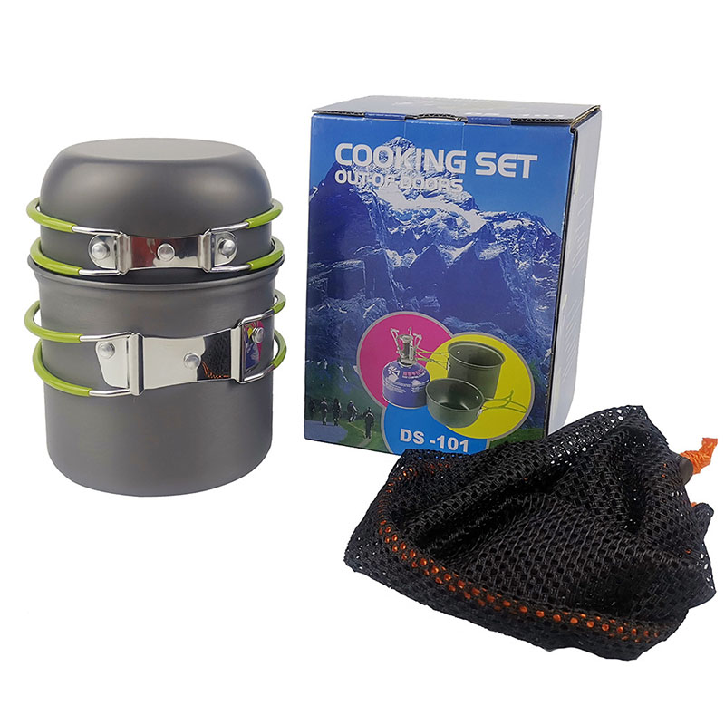 キャンプ調理器具キット ストーブ付き アウトドア調理セット  - Camping Cooking Box Set のレビューと価格