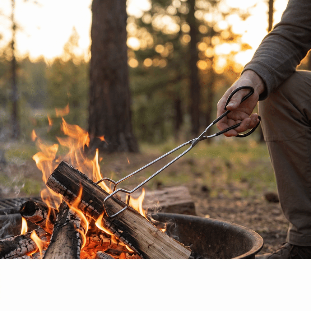 キャンプツール 16インチ バーベキュートング シルバー 波 - Camping Cooking Tips のレビューと価格
