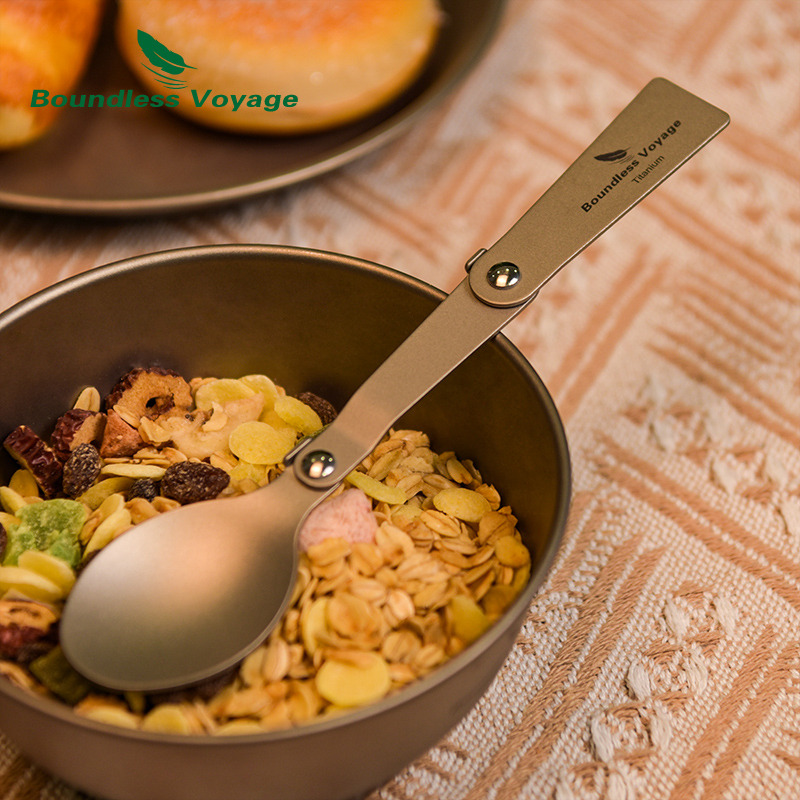 Boundless Voyage チタンキャンプカトラリー折 - Camping Cooking And Cutlery Set のレビューと価格