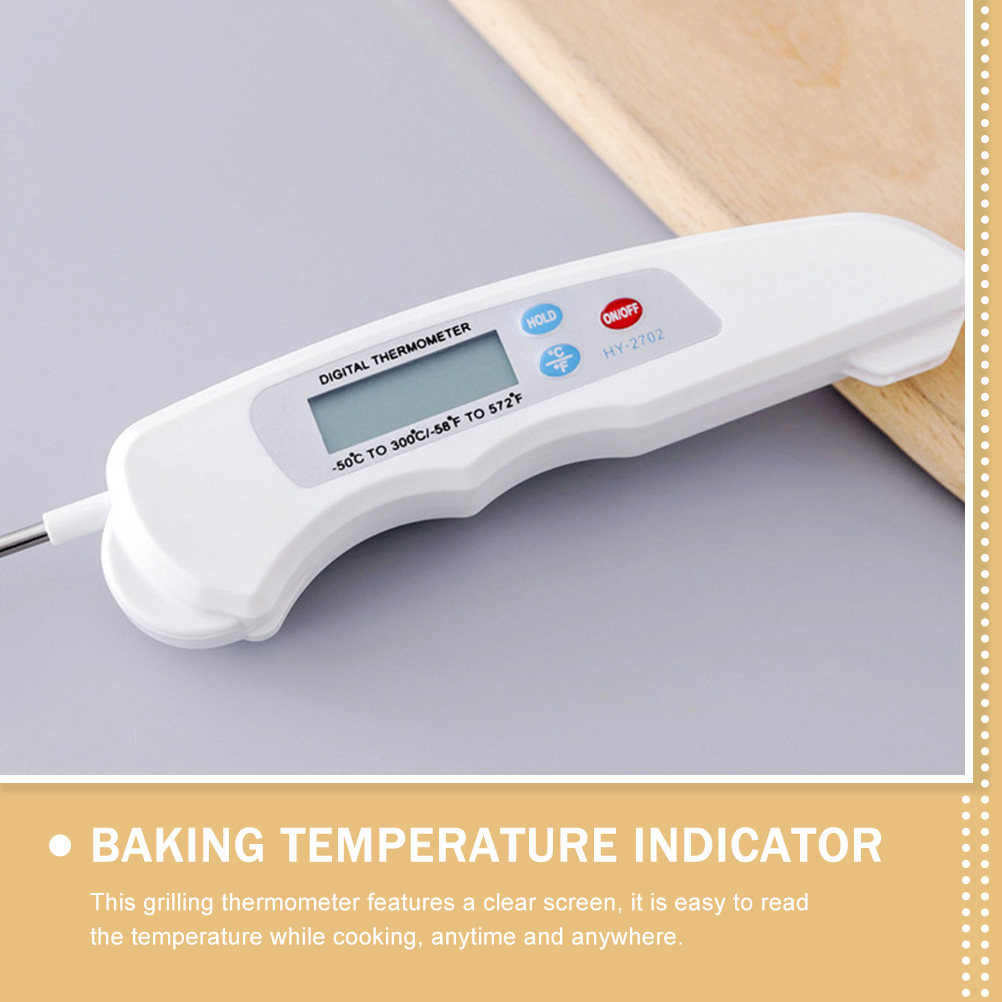 折りたたみ式デジタルキッチン温度計バーベキュー肉用温度計食品 - Camping Cooking Meat のレビューと価格