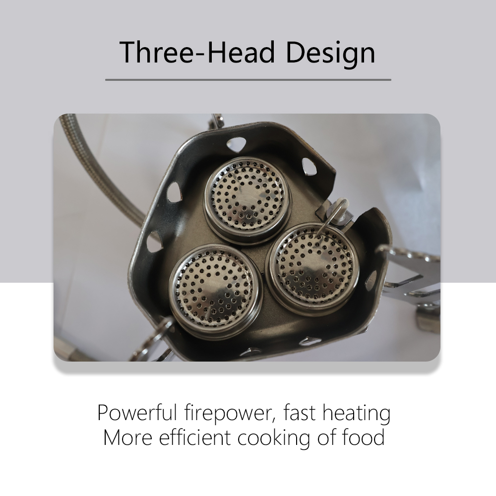 Tarka キャンプガスストーブ 5800 ワット 3 ヘッ - Campfire Cooking のレビューと価格