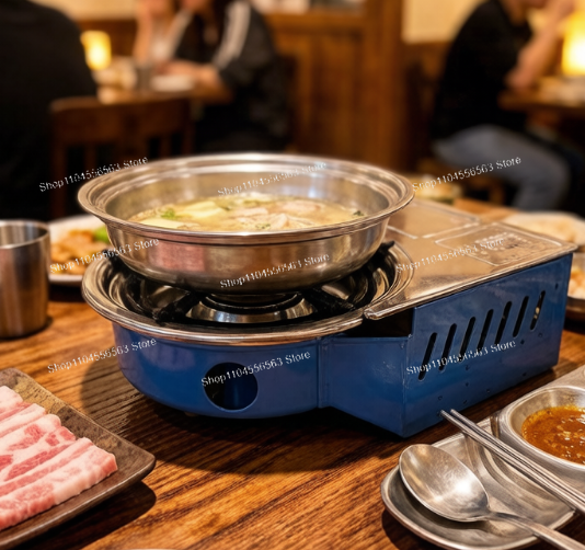 ポータブルガスコンロ（韓国焼肉用、業務用ブタンバーナー、屋外 - Camping Cooking Canister のレビューと価格