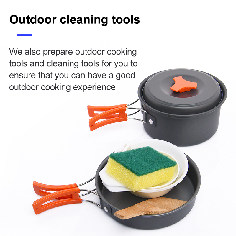 幅の屋外キャンプ調理器具セット、食器、調理カトラリー、調理器 - Camping Cooking And Cutlery Set のレビューと価格