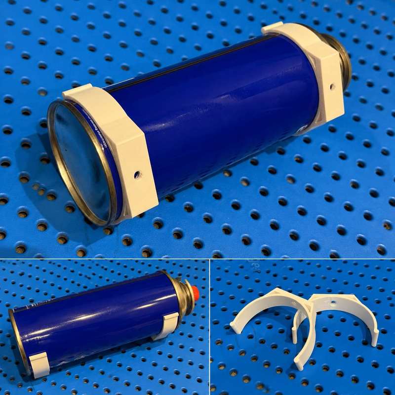 220g ガス缶マウントブラケット キャンプ用ガスボトルホル - Camping Cooking Canister のレビューと価格