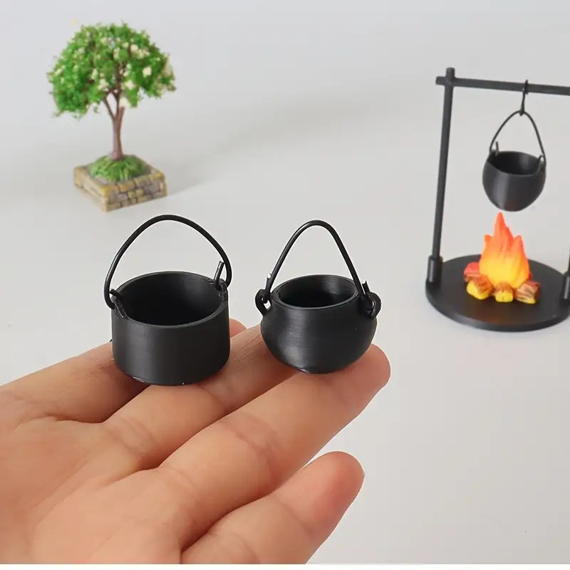 ミニ焚き火吊り下げストーブポットドールハウスキャンプピクニッ - Campfire Cooking のレビューと価格