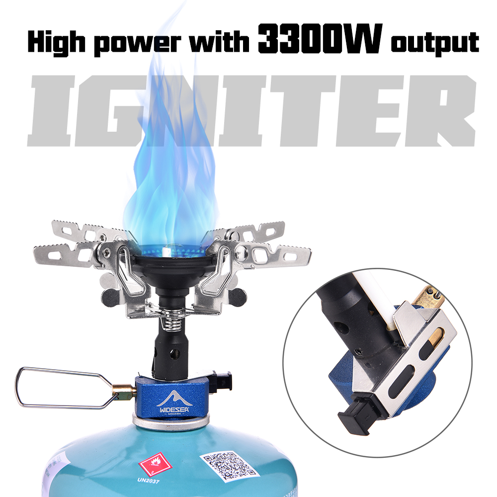 屋外キャンプ用ガスバーナー アウトドアストーブ 3300W  - Camping Cooking Fuel のレビューと価格