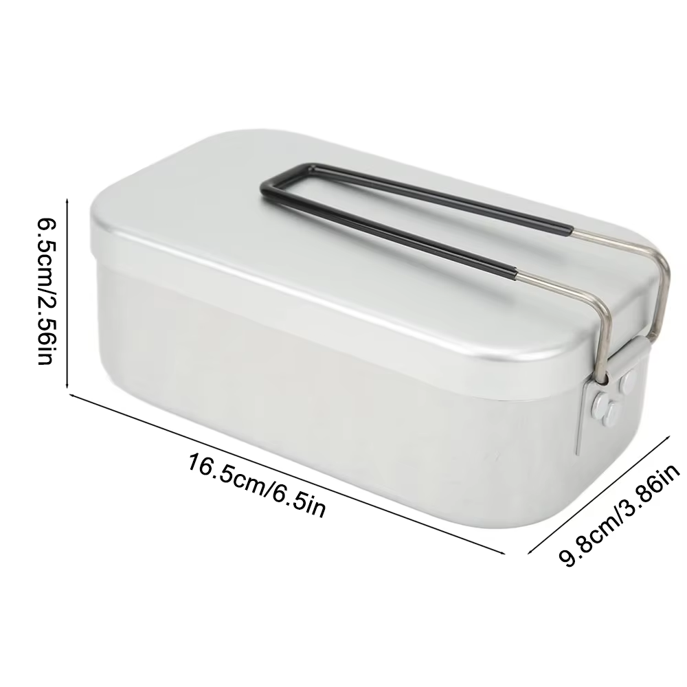 折りたたみ弁当箱ハンドル、大人用ランチコンテナ、アルミキャン - Camping Outdoor Cooking Set のレビューと価格
