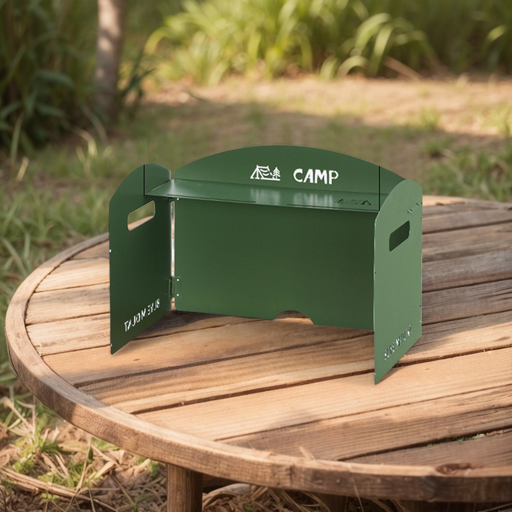折りたたみ式キャンプガスストーブフロントガラス収納層付きガス - Campfire Cooking のレビューと価格