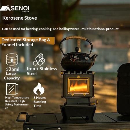 ヴィンテージポータブル525mlオイルタンクストーブミニガラ - Camping Cooking Oil のレビューと価格