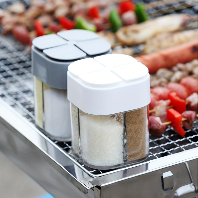 4in1 キャンプ調味料シェーカー 多目的スパイスジャー 蓋 - Camping Cooking Cutlery Set のレビューと価格