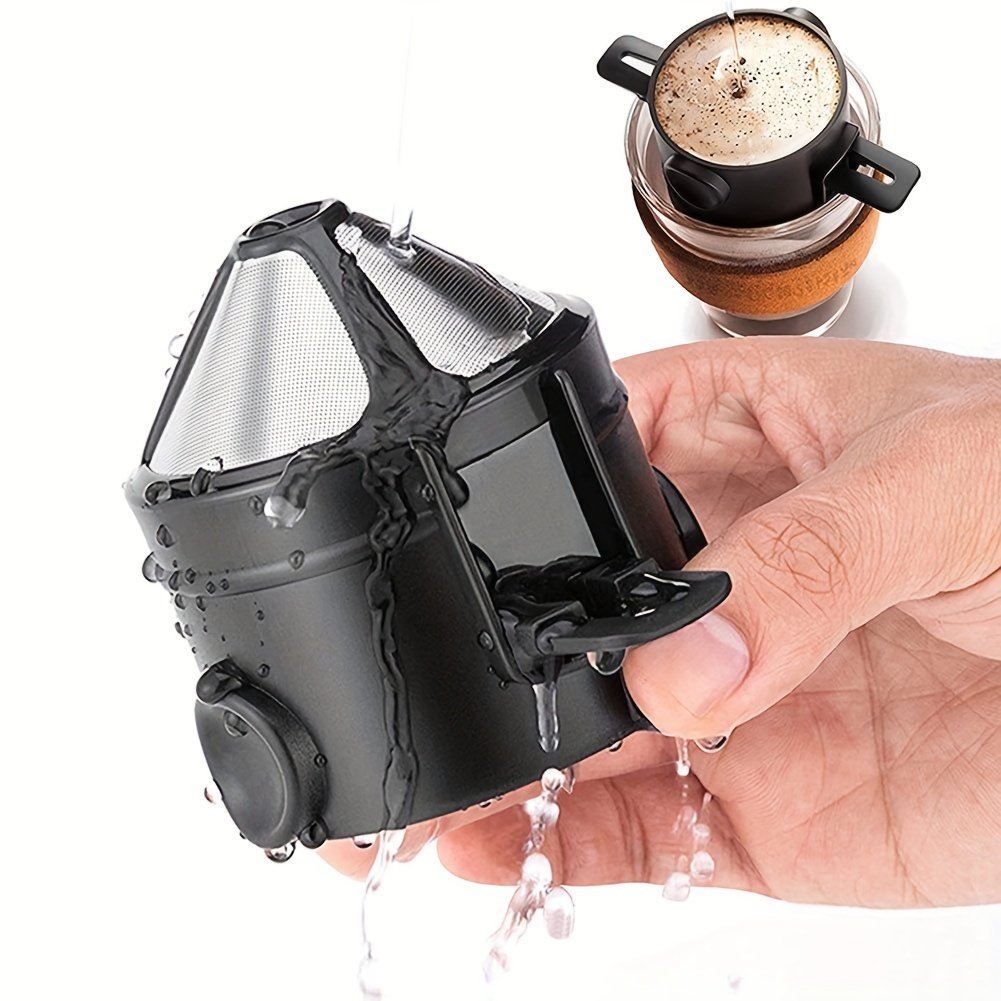 ポータブルコーヒーフィルターカップ、再利用可能なコーヒーメー - Pocket Coffee Maker のレビューと価格