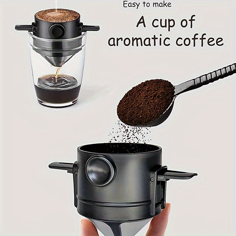 ポータブルコーヒーフィルターカップ、再利用可能なコーヒーメー - Pocket Coffee Maker のレビューと価格