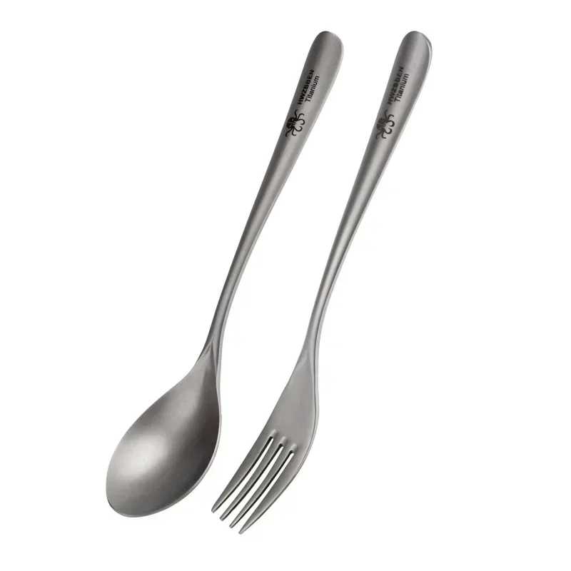 Hwzbben-チタン屋外キャンプ用食器、箸、フォーク、スプ - Camping Cooking And Cutlery Set のレビューと価格