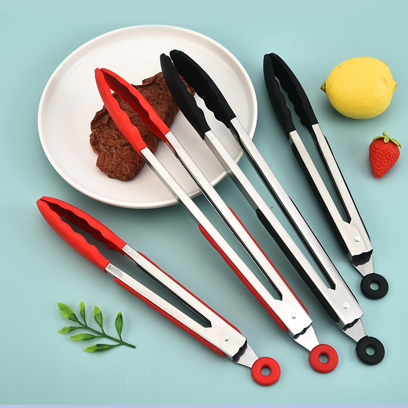 調理用トング 3 個 滑り止め調理器具 ステンレス鋼グリルト - Camping Cooking Tips のレビューと価格