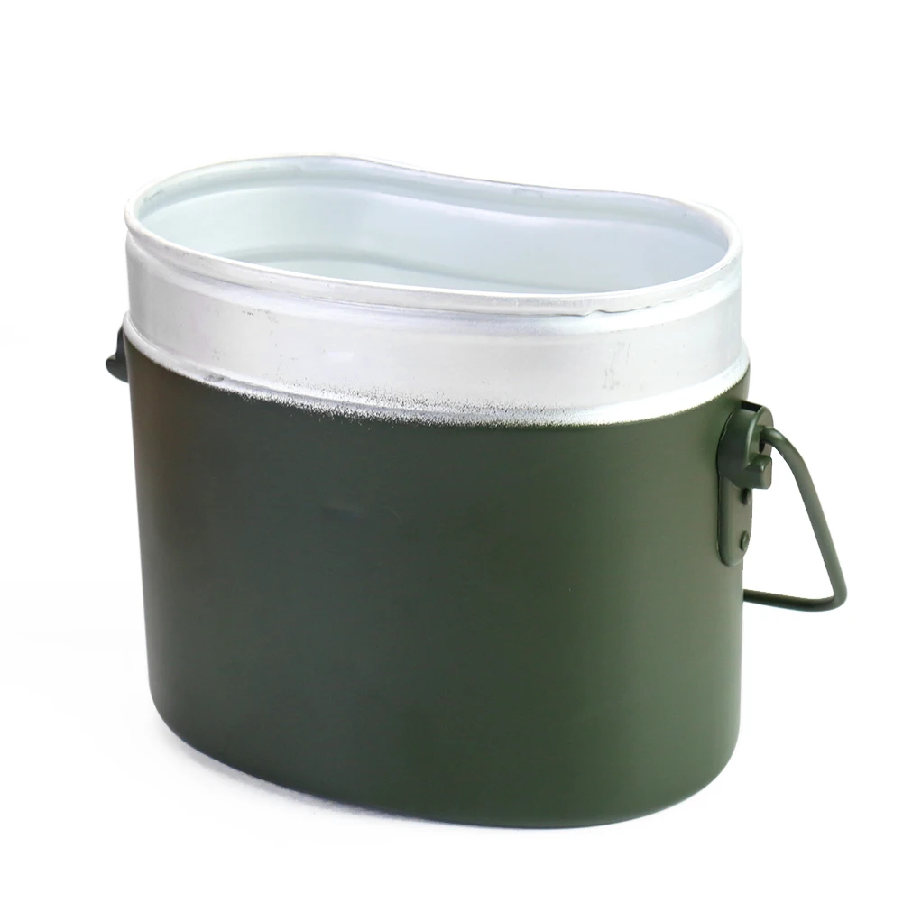 ポータブル合金ポットとボウルランチボックスセット軽量耐久性の - Camping Cooking Box Set のレビューと価格
